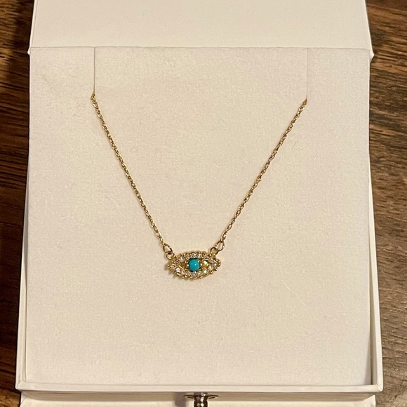 Jennifer Zeuner Tallulah/Evil Eye 14K Necklace - Picture 9 of 12